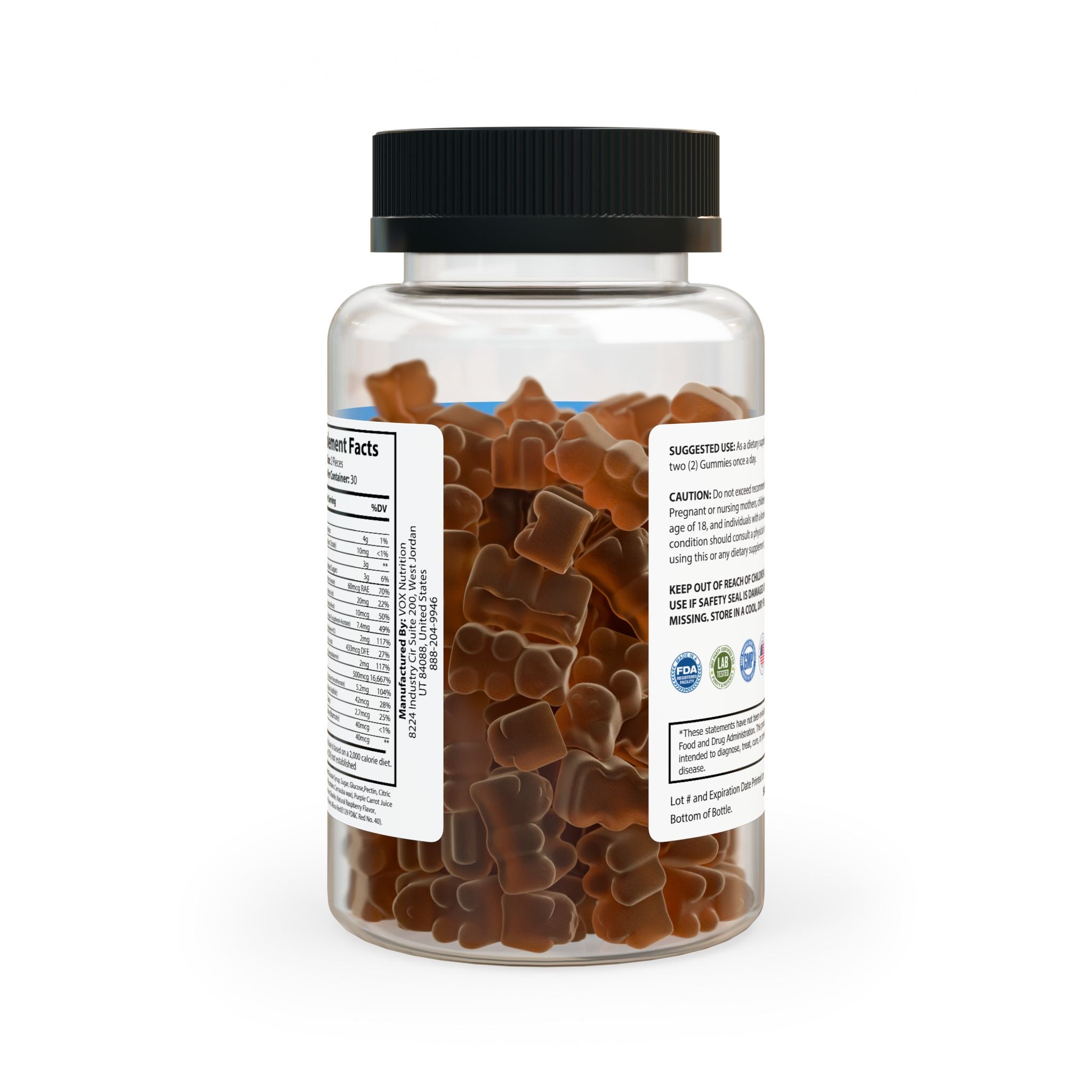 Growth Hair Vitamin Gummies (60 Gummies)